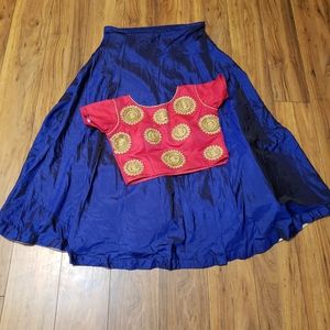 Indian pakistani lehenga choli 2 pc